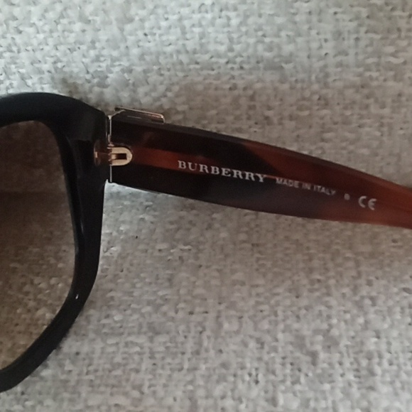 BURBERRY SUNGLASSES 57mm Gradient Butterfly Brown Grey B 4248 with CASE - Picture 4 of 8